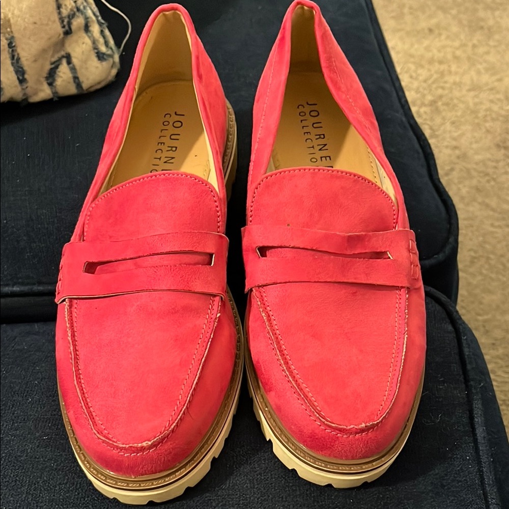 Journee Collection pink Loafers